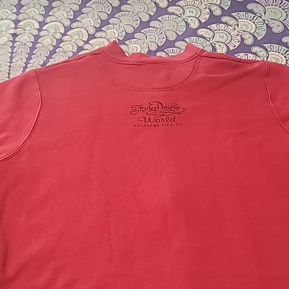 Harley Davidson Ladies Zipup Sweatshirt - so cozy and cute! - Picture 7 of 9